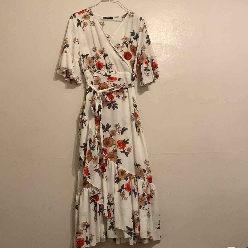 Midi floral dress